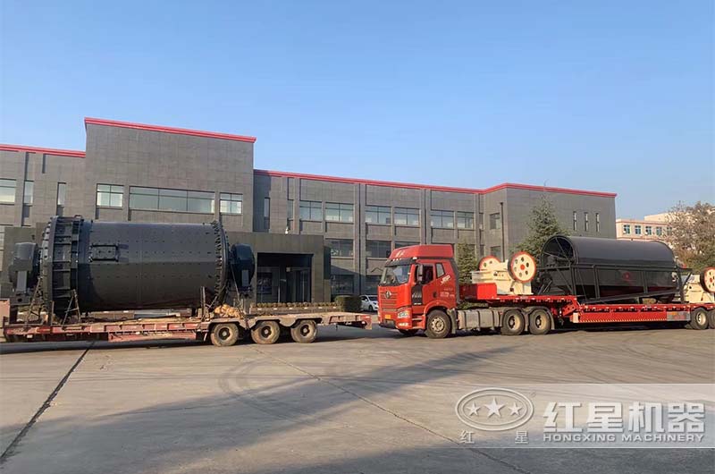 小型球磨機生產線發貨 小型球磨機生產線發貨