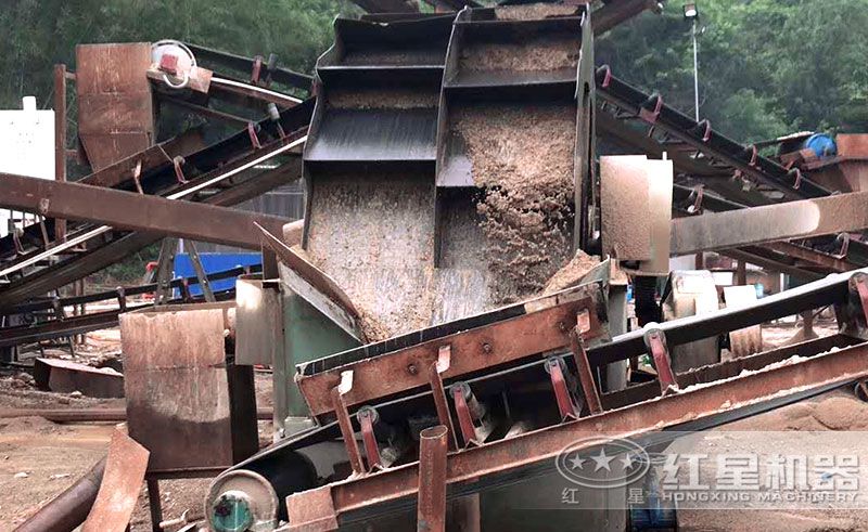 洗沙機----客戶洗沙現場