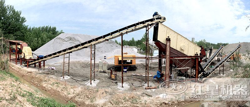 固定式機(jī)制砂生產(chǎn)線(重錘破為核心設(shè)備) 固定式機(jī)制砂生產(chǎn)線(重錘破為核心設(shè)備)