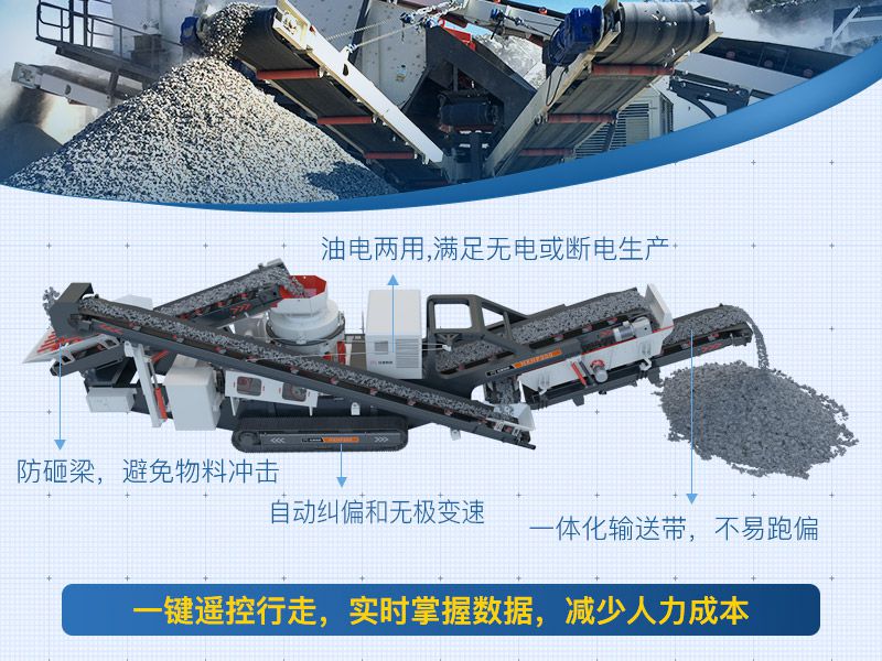 履帶式移動破碎站的優勢