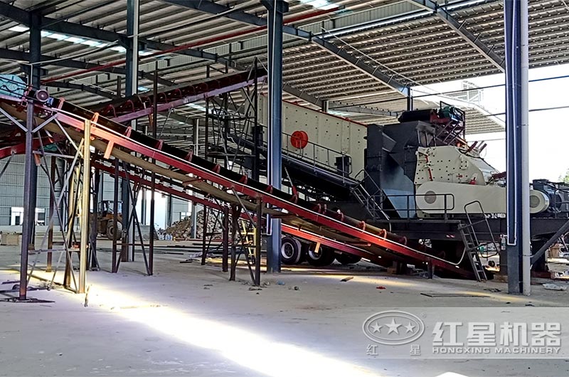 反擊破建筑垃圾破碎機現場 反擊破建筑垃圾破碎機現場