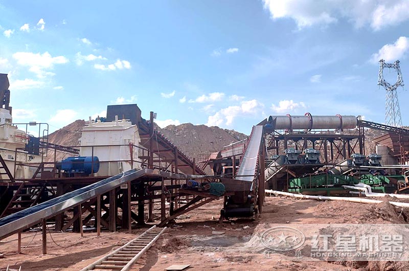 電石破碎機現場