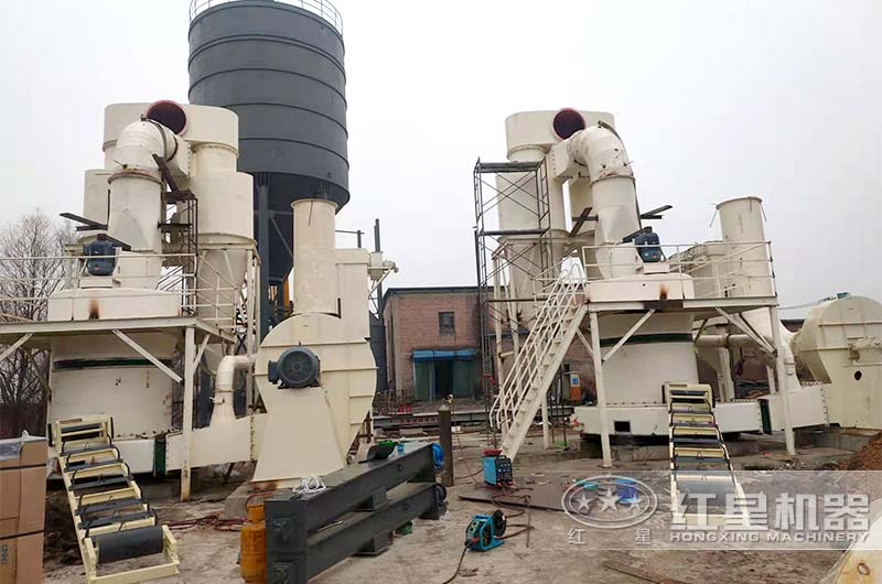 河北滑石磨粉真實案例安裝現場