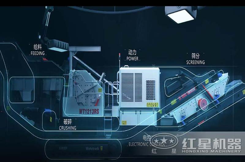 履帶移動反擊式破碎機(jī) 履帶移動反擊式破碎機(jī)