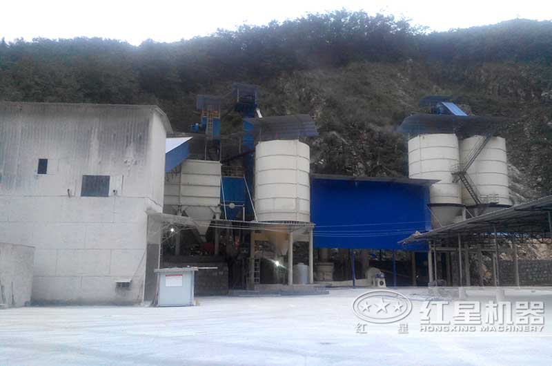 礦渣磨粉機(jī)車(chē)間現(xiàn)場(chǎng)