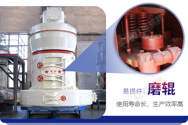 5r雷蒙磨設(shè)計有5個磨輥