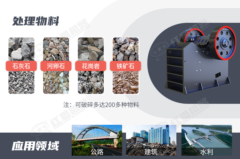 顎式破碎機可處理軟石料也可破碎硬石料 顎式破碎機可處理軟石料也可破碎硬石料