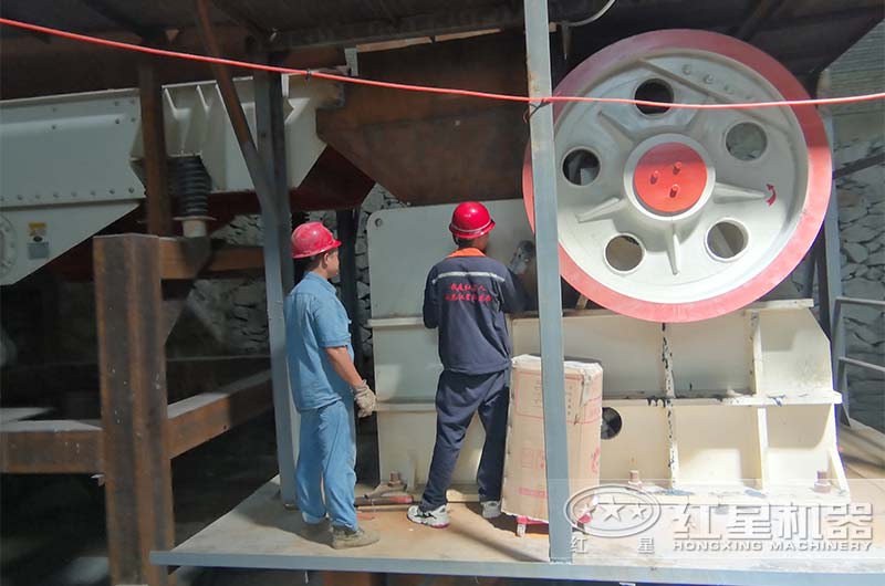 山西時產500噸石灰石破碎生產線