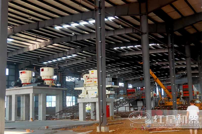 紅星vsi沖擊破碎機安裝現場 紅星vsi沖擊破碎機安裝現場