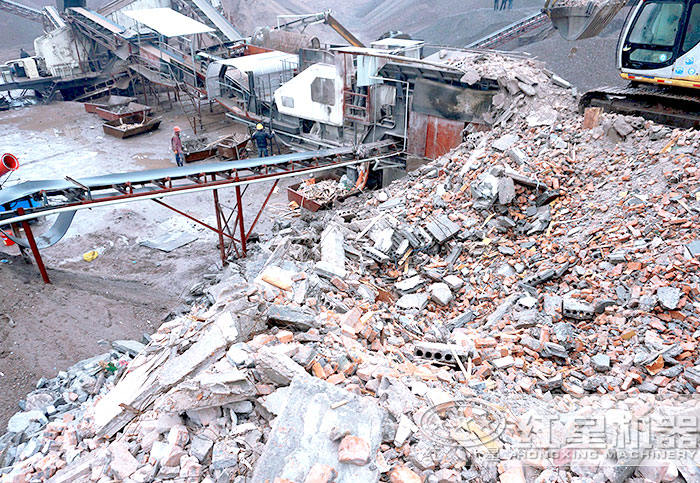 建筑垃圾處理生產加工廢棄磚塊 建筑垃圾處理生產加工廢棄磚塊