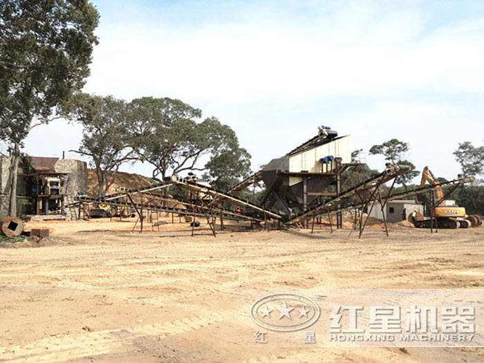 石英石生產(chǎn)線現(xiàn)場(chǎng)