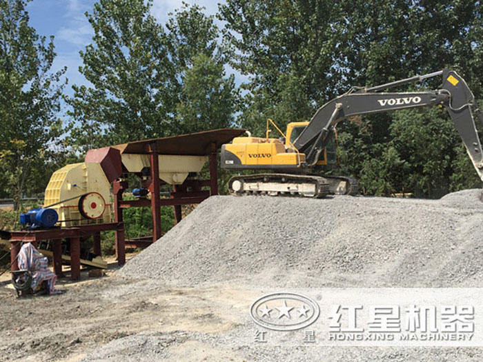 時產可達3000噸的破石生產線