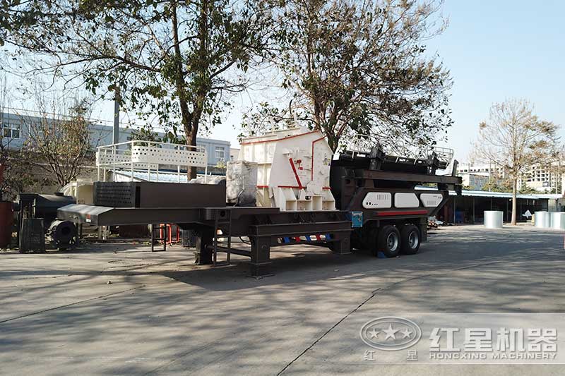 輪胎式移動反擊破碎機 輪胎式移動反擊破碎機