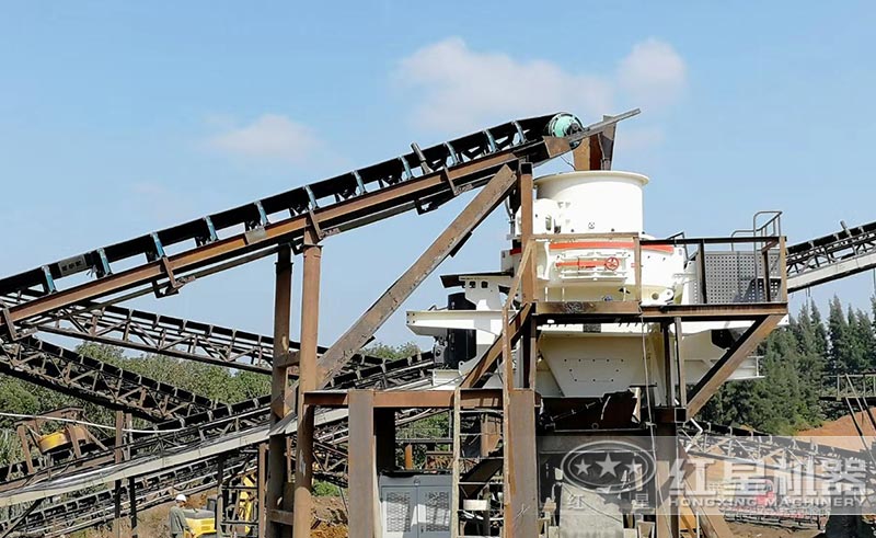 河石制砂設備安裝現場 河石制砂設備安裝現場