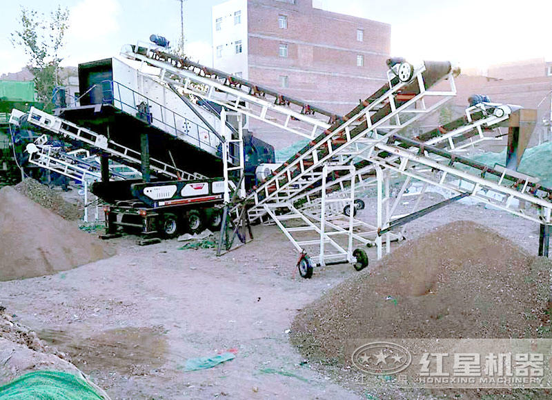 移動(dòng)破碎機(jī)+反擊破碎機(jī)