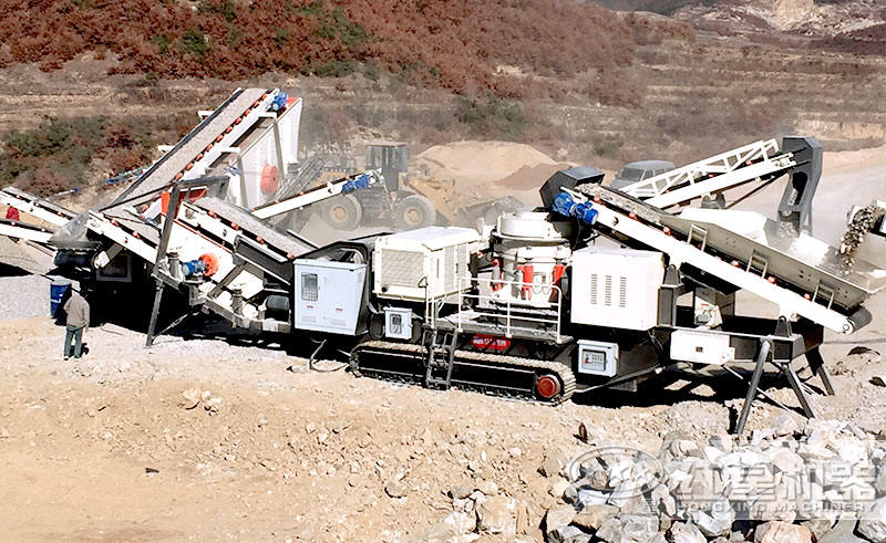 履帶大型流動(dòng)打石子機(jī) 履帶大型流動(dòng)打石子機(jī)