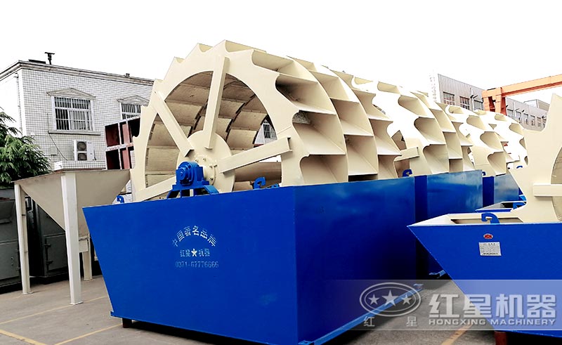 洗砂機可將打出來的物料去除雜質