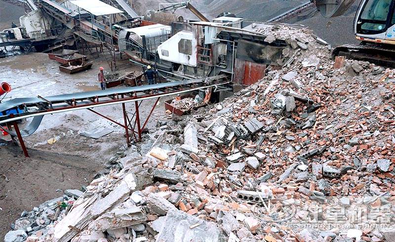 移動式建筑垃圾處理設備可以自由移動 移動式建筑垃圾處理設備可以自由移動