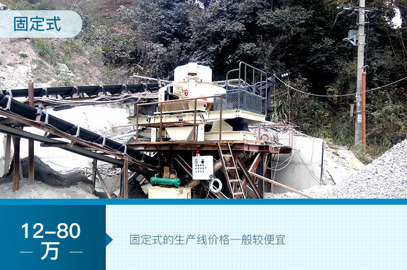 固定式鵝卵石制砂設(shè)備