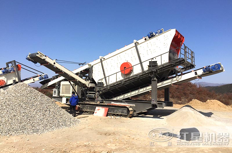 履帶式移動環保制砂生產線 履帶式移動環保制砂生產線