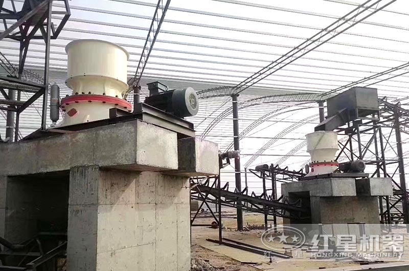 石灰巖生產現場