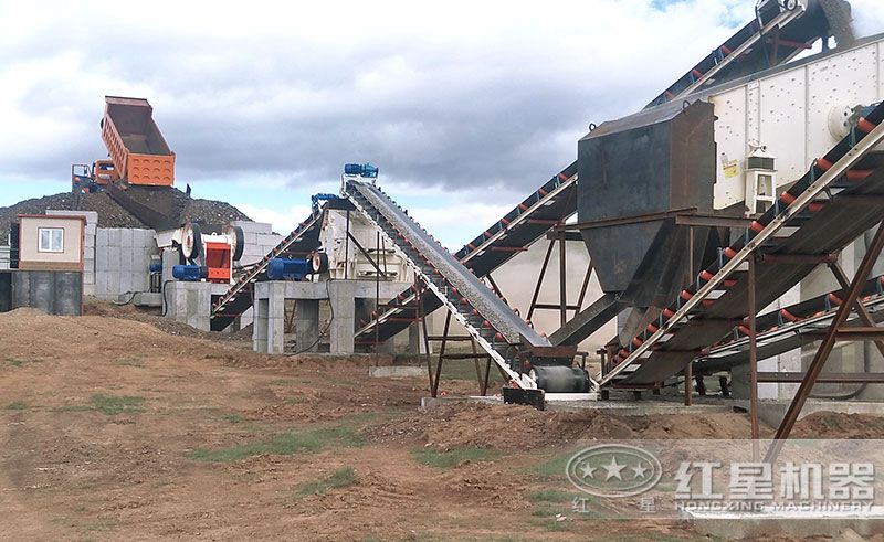 小型制沙現場 小型制沙現場