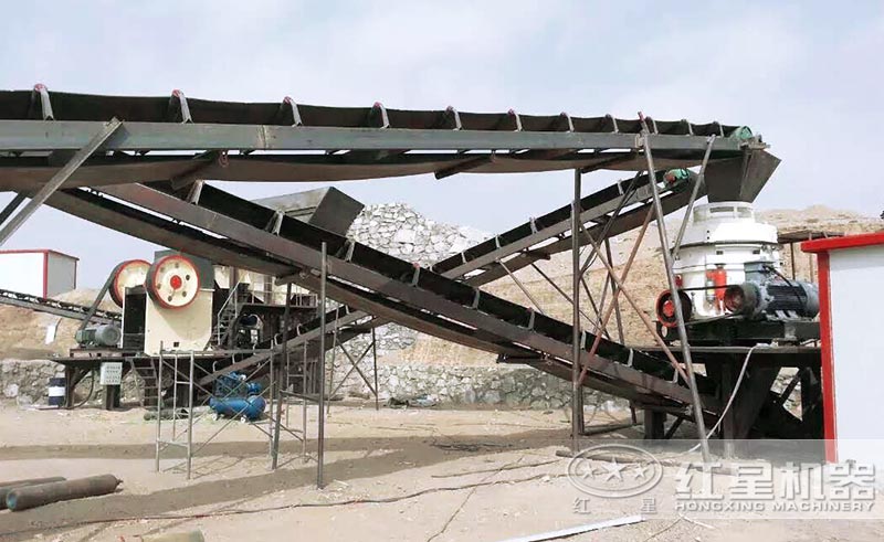 粉碎石頭機(jī)器設(shè)備安裝圖