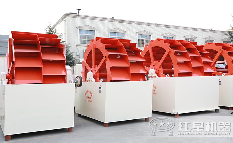 常見的輪斗式洗砂機