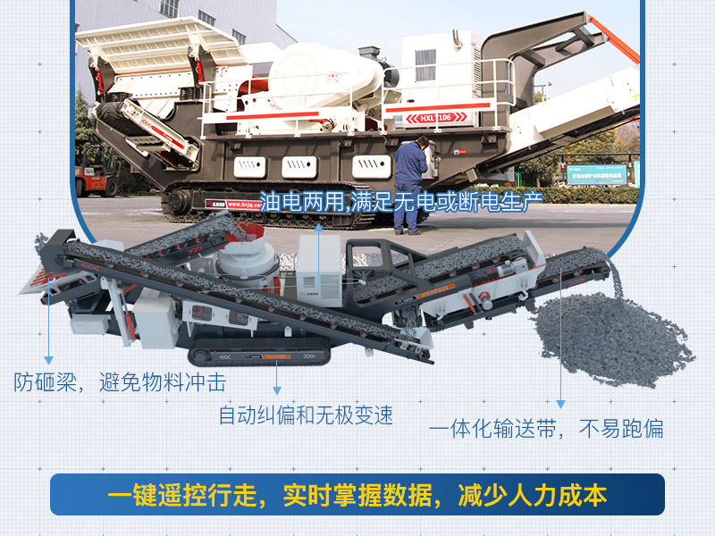 輪胎式移動破碎站 輪胎式移動破碎站