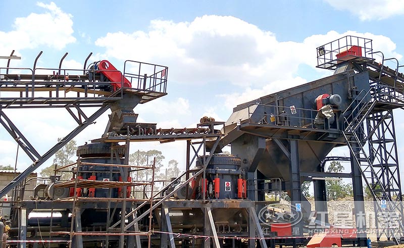石料碎石機全套生產線設備現場圖 石料碎石機全套生產線設備現場圖