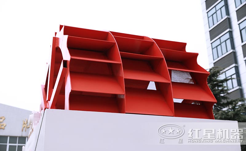 紅星洗砂機側面圖