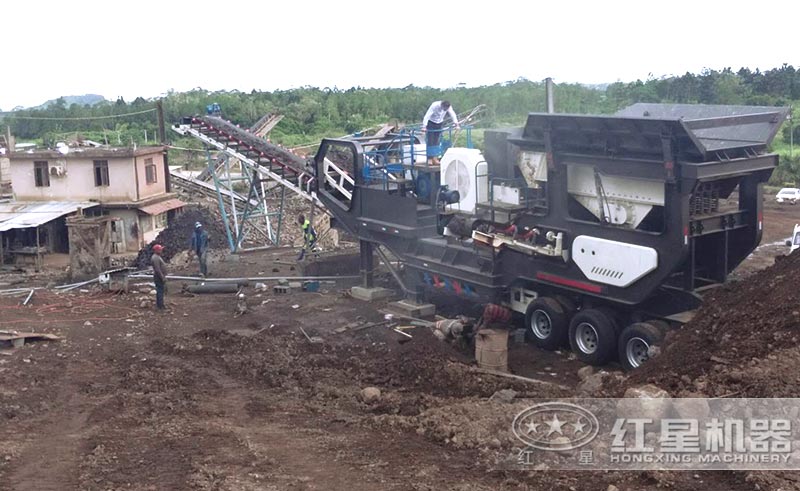 建筑垃圾處理設備—移動顎式破碎機 建筑垃圾處理設備—移動顎式破碎機