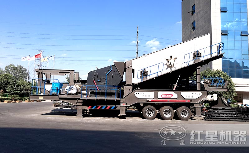 移動反擊破碎機廠區(qū)圖