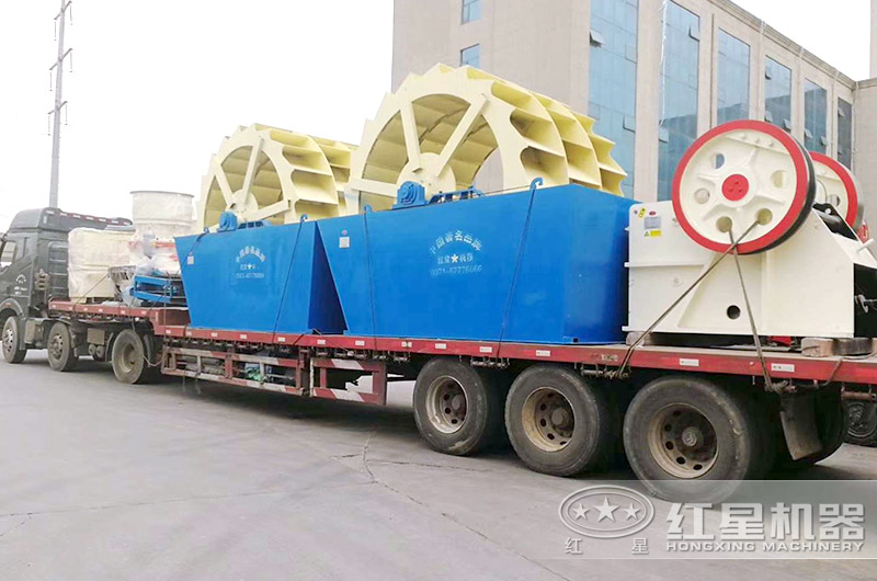 輪式洗砂機發貨圖 輪式洗砂機發貨圖