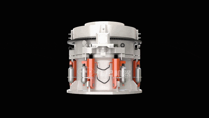 圓錐破碎機(jī)3D工作原理 圓錐破碎機(jī)3D工作原理