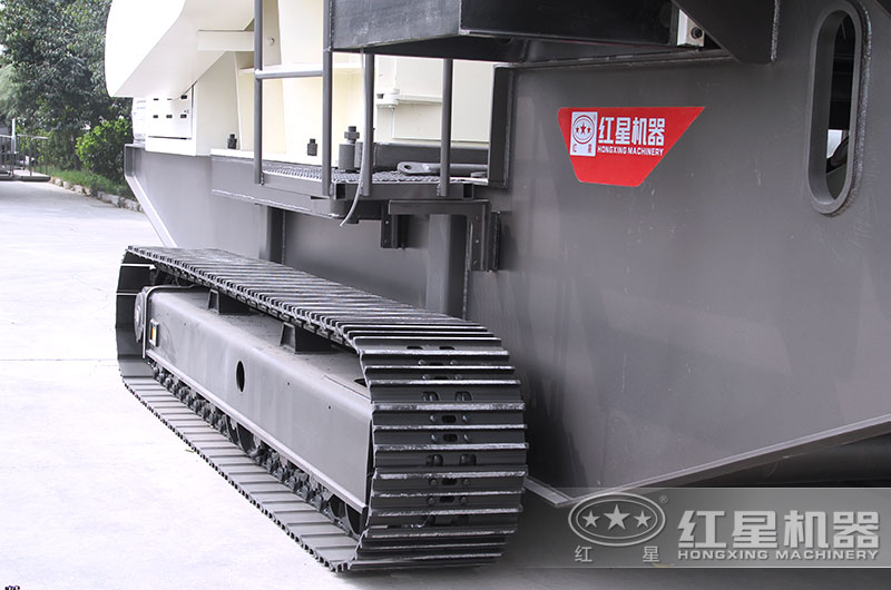 河卵石流動(dòng)制砂履帶行走 河卵石流動(dòng)制砂履帶行走