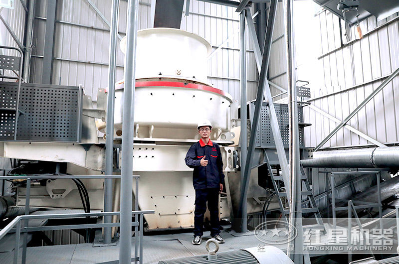 河南登封高細度制砂機現場