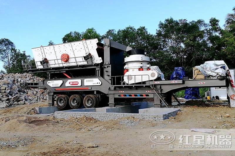 河南移動建筑垃圾處理現場