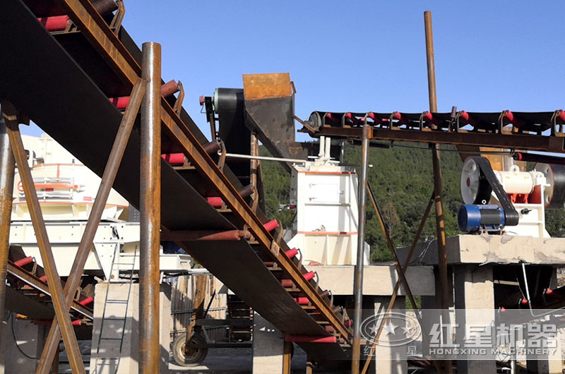 安徽石灰石制砂現(xiàn)場(chǎng)