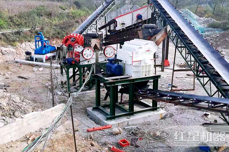 120目細碎機現場