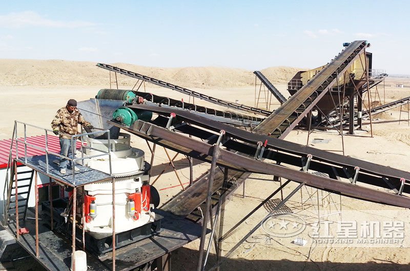 圓錐破碎機生產現場