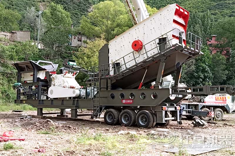 移動破碎站生產現場 移動破碎站生產現場