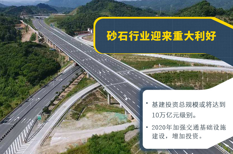 砂石行情利好，基建大發展