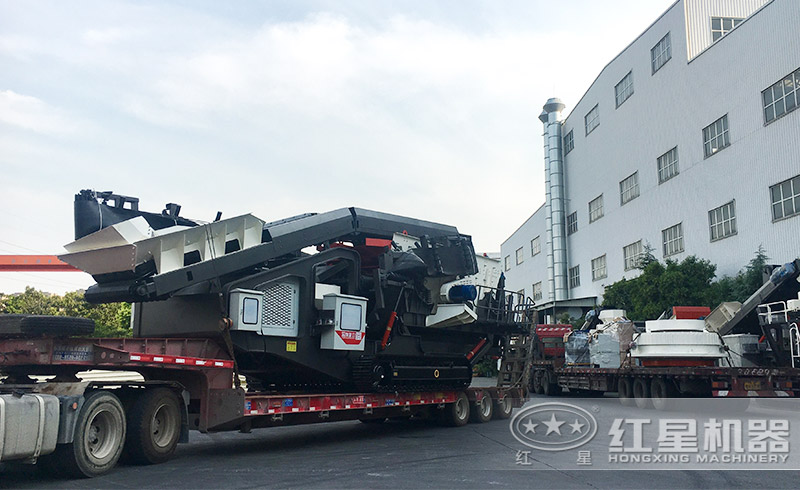 移動(dòng)制砂生產(chǎn)機(jī)發(fā)貨