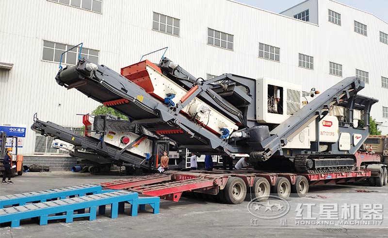 移動砂石破碎機(jī)發(fā)貨