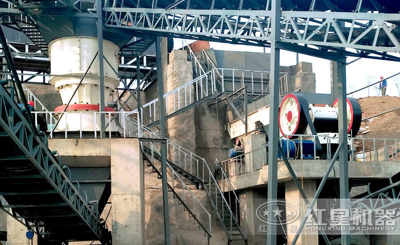 輝綠巖生產線現場 輝綠巖生產線現場