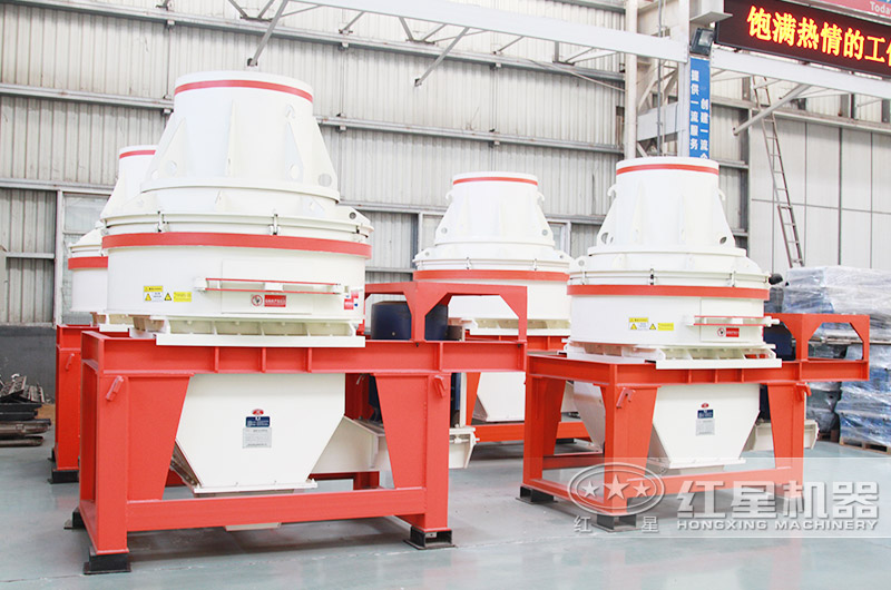 鵝卵石制砂機HX06、HX07，體積小，性價比高