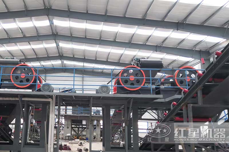 時產300噸花崗巖制砂生產線方案二 時產300噸花崗巖制砂生產線方案二