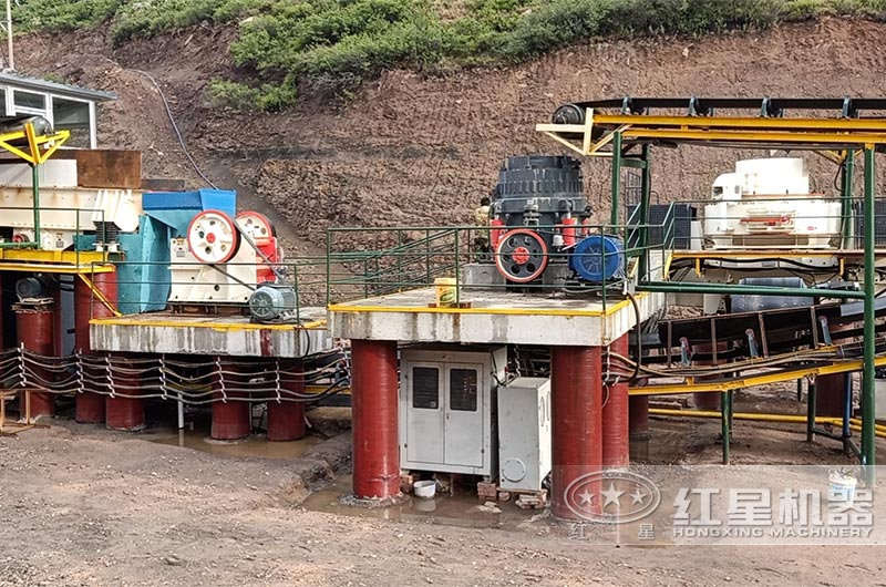 河南新鄉(xiāng)鵝卵石制砂生產(chǎn)線