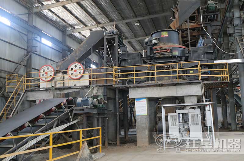 鵝卵石破碎生產線方案